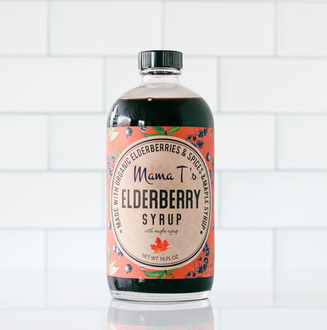 Mama T's Elderberry Syrup with Maple (Vegan)